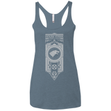 House Stark White Women's Triblend Racerback Tank