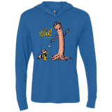 Groot Is Giving Triblend Long Sleeve Hoodie Tee