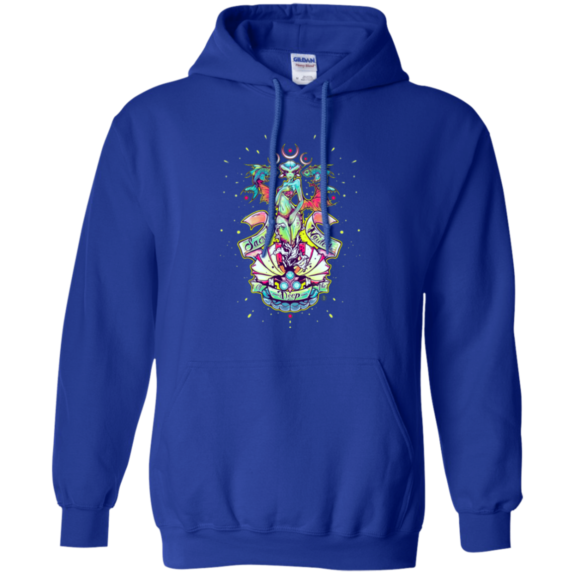 Sacred Maiden of the Deep Pullover Hoodie