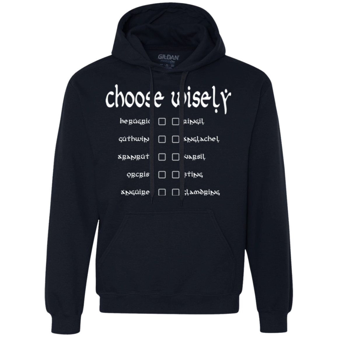 Choose wisely Premium Fleece Hoodie