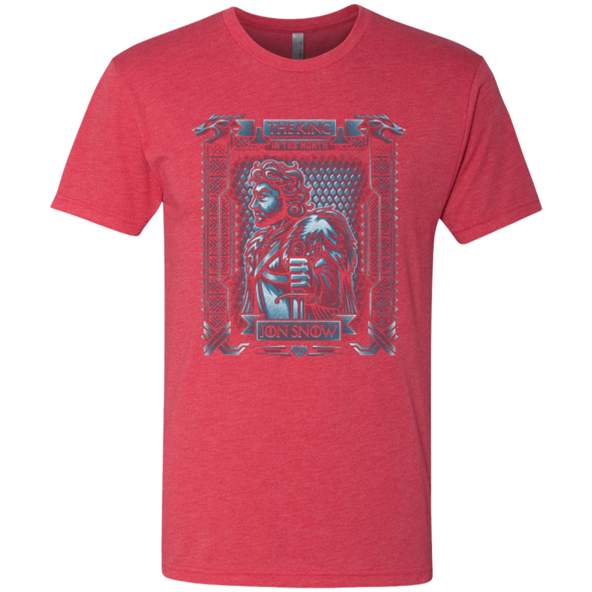 Jon Snow King in the North Men's Triblend T-Shirt