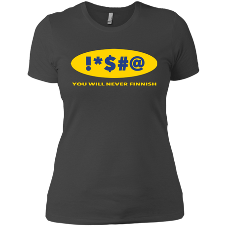 Swearing Never Finnish Women's Premium T-Shirt