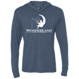 Wonderland Animation Triblend Long Sleeve Hoodie Tee