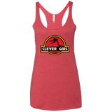 Clever Girl Women's Triblend Racerback Tank