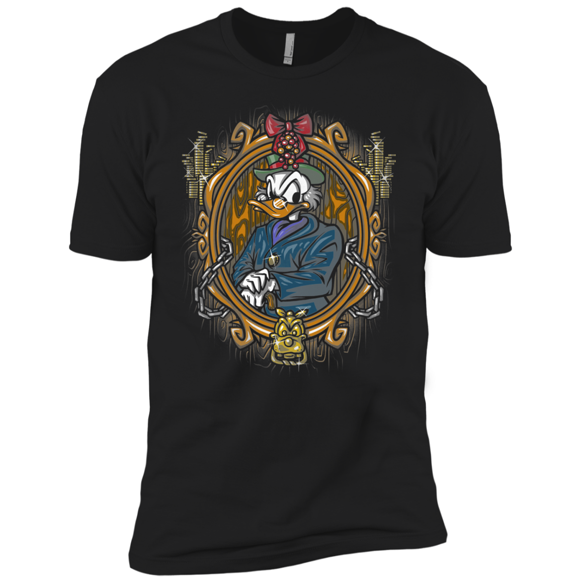 Mickeys Christmas Carol Scrooge Boys Premium T-Shirt
