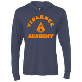 Violence Academy Triblend Long Sleeve Hoodie Tee