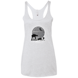 Full Moon Over Empire Women's Triblend Racerback Tank