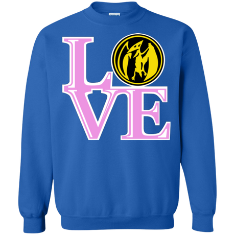 Pink Ranger LOVE Crewneck Sweatshirt