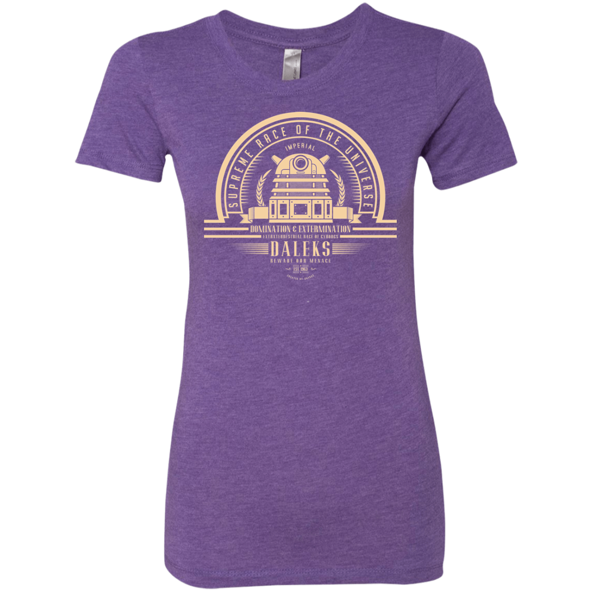 Who Villains Daleks Women's Triblend T-Shirt