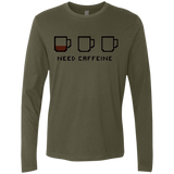 Need Caffeine Men's Premium Long Sleeve