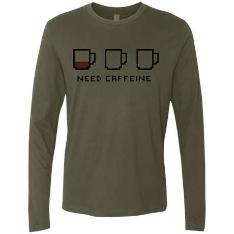 Need Caffeine Men's Premium Long Sleeve