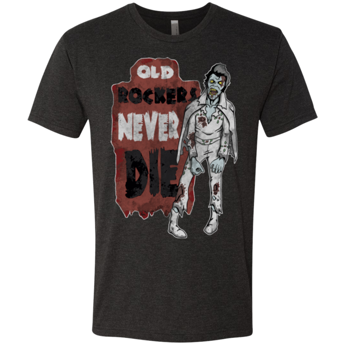 Old Rockers Never Die Men's Triblend T-Shirt