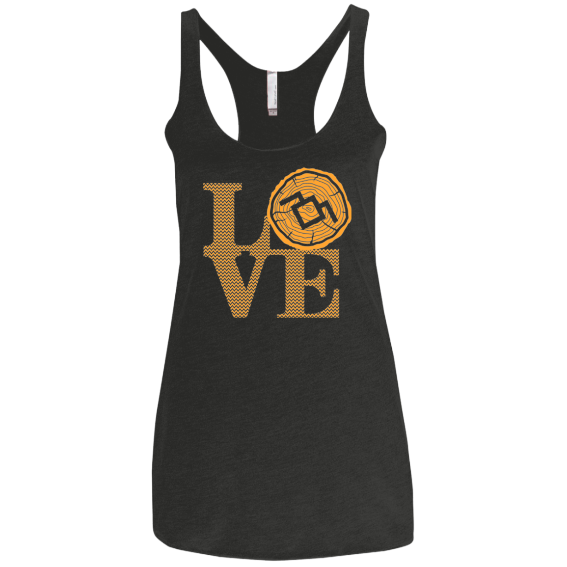LOVE TWIN PEAKS Women's Triblend Racerback Tank