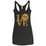 LOVE TWIN PEAKS Women's Triblend Racerback Tank