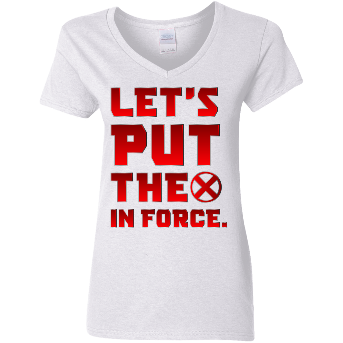 The X In Force Women's V-Neck T-Shirt