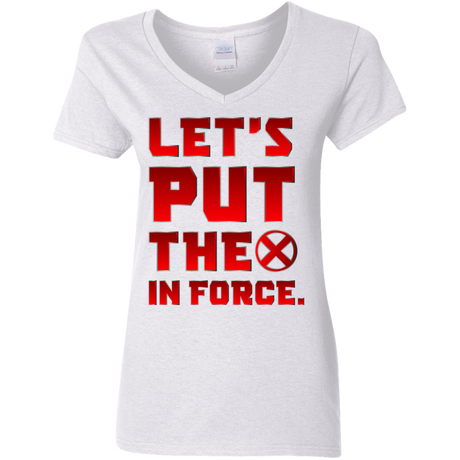 The X In Force Women's V-Neck T-Shirt