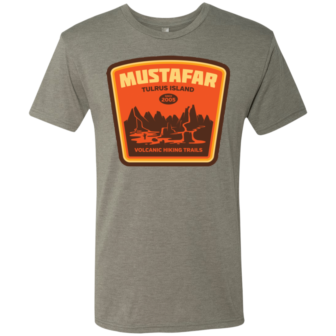 Volcanic Hiking Trails Men's Triblend T-Shirt