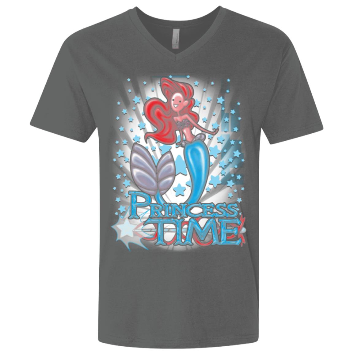 Princess Time Ariel Men's Premium V-Neck