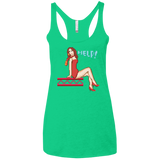 Pixel Pinup Pauline Women's Triblend Racerback Tank