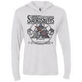 Dwarven Swordsmiths Triblend Long Sleeve Hoodie Tee
