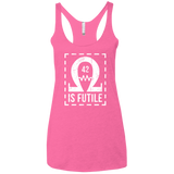 Resistance is Futile Women's Triblend Racerback Tank