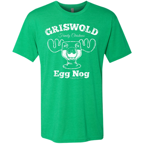 Griswold Christmas Egg Nog Men's Triblend T-Shirt