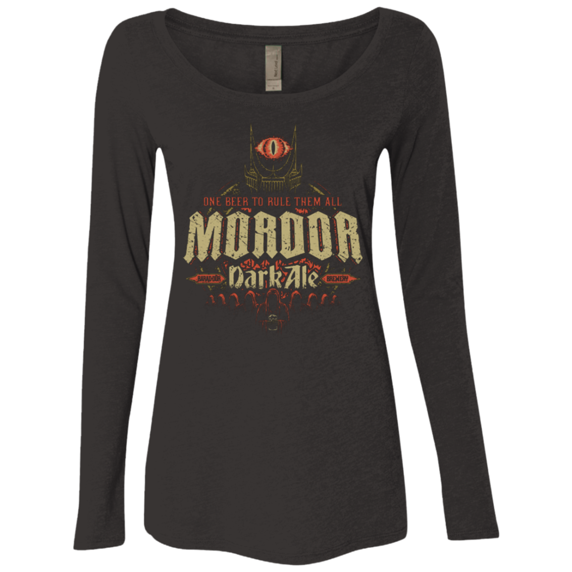 Mordor Dark Women's Triblend Long Sleeve Shirt