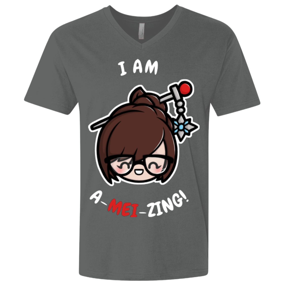 I Am A Mei Zing Men's Premium V-Neck
