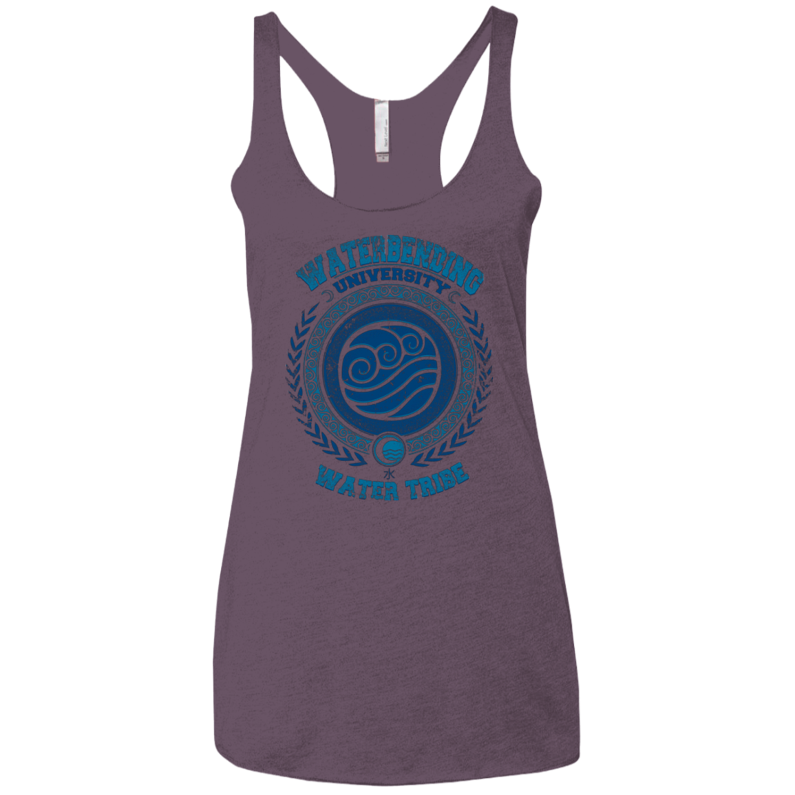 Waterbending University Women's Triblend Racerback Tank