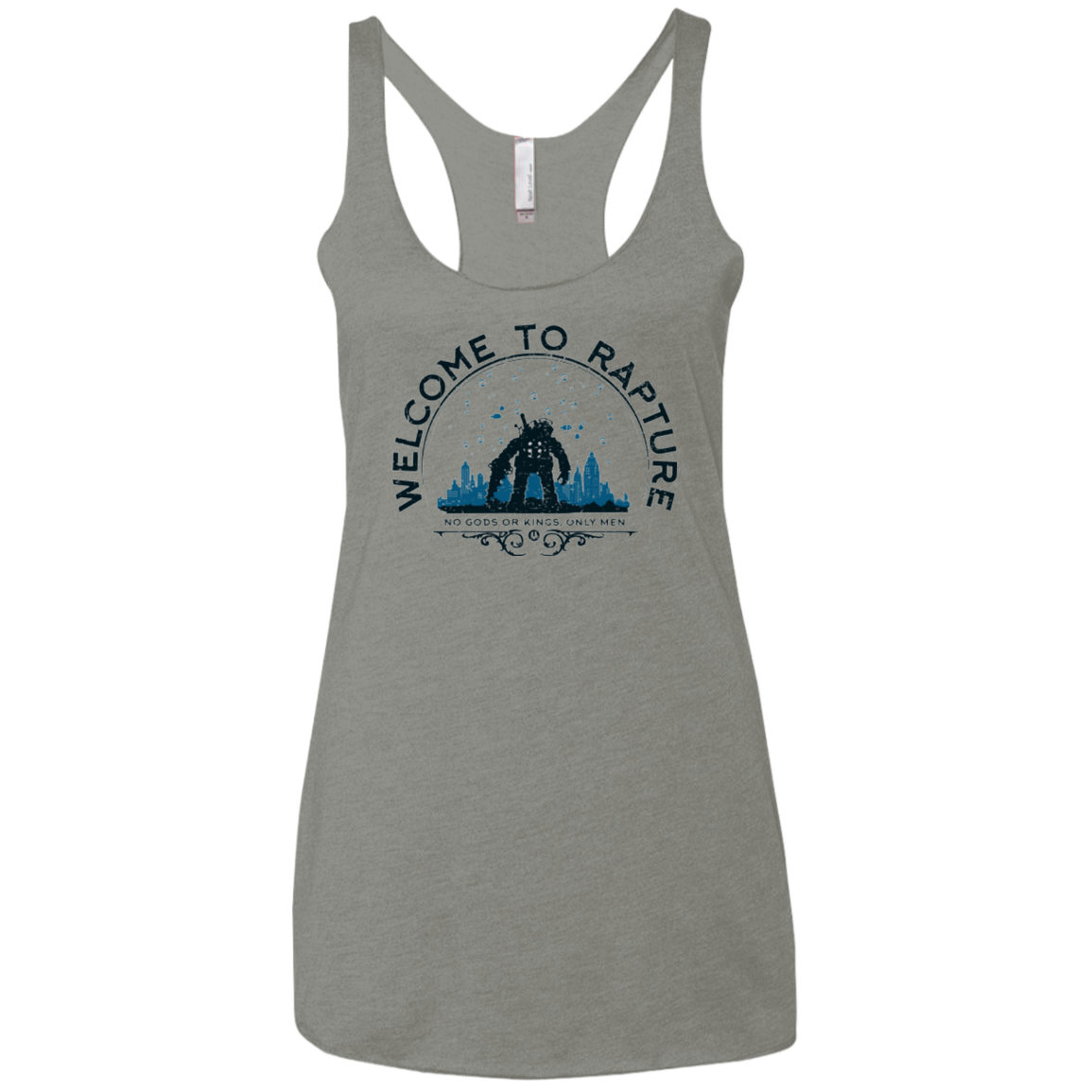 Welcome to Rapture Women's Triblend Racerback Tank