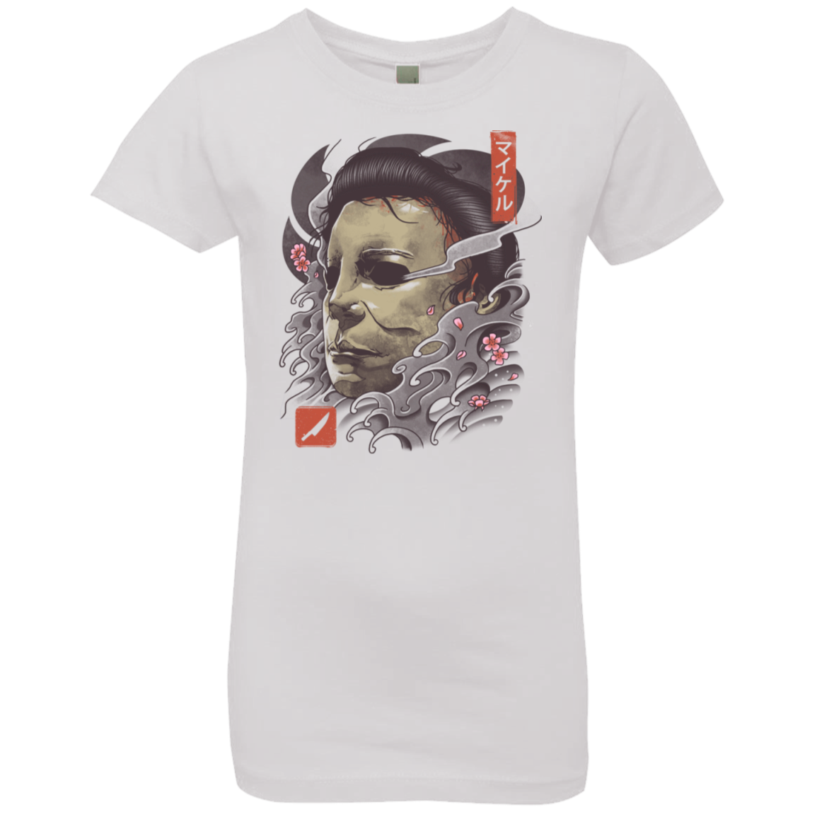 Oni Slasher Mask Girls Premium T-Shirt