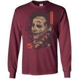 Oni Leather Mask Men's Long Sleeve T-Shirt