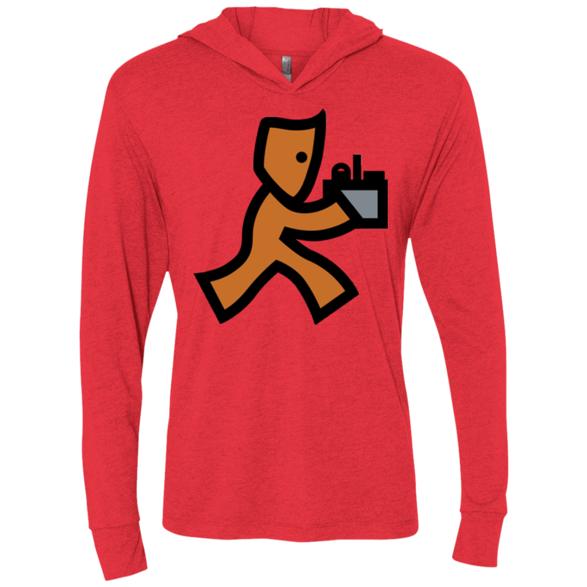 RUN Triblend Long Sleeve Hoodie Tee