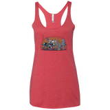 Where The Big Robots are Women's Triblend Racerback Tank