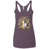 wasteland time Women's Triblend Racerback Tank