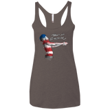 America Women's Triblend Racerback Tank