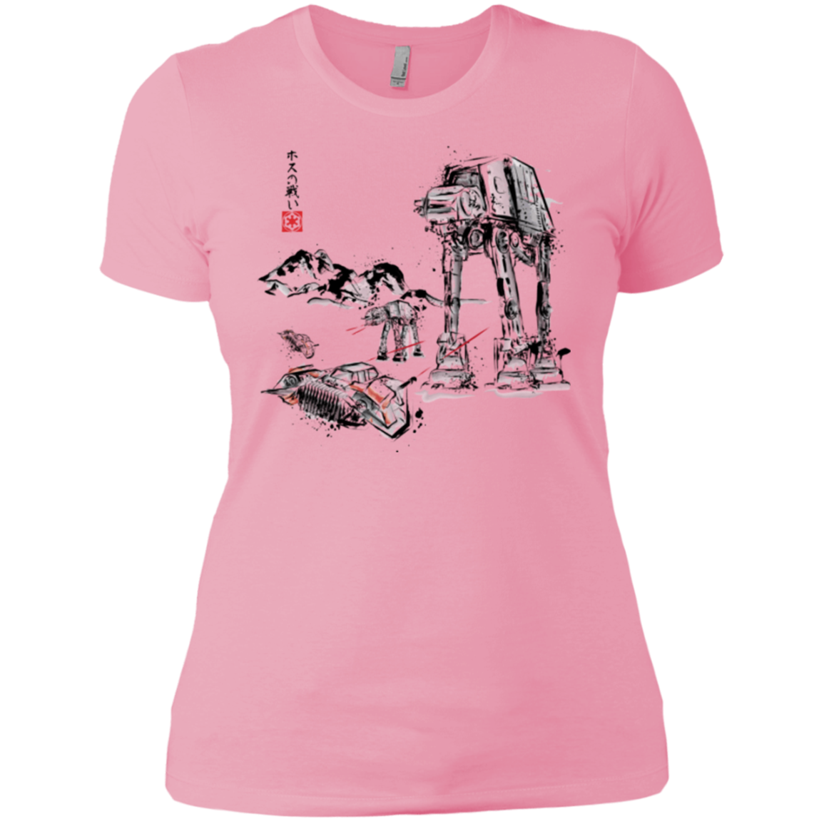 Battle in the Snow Sumi e Women's Premium T-Shirt
