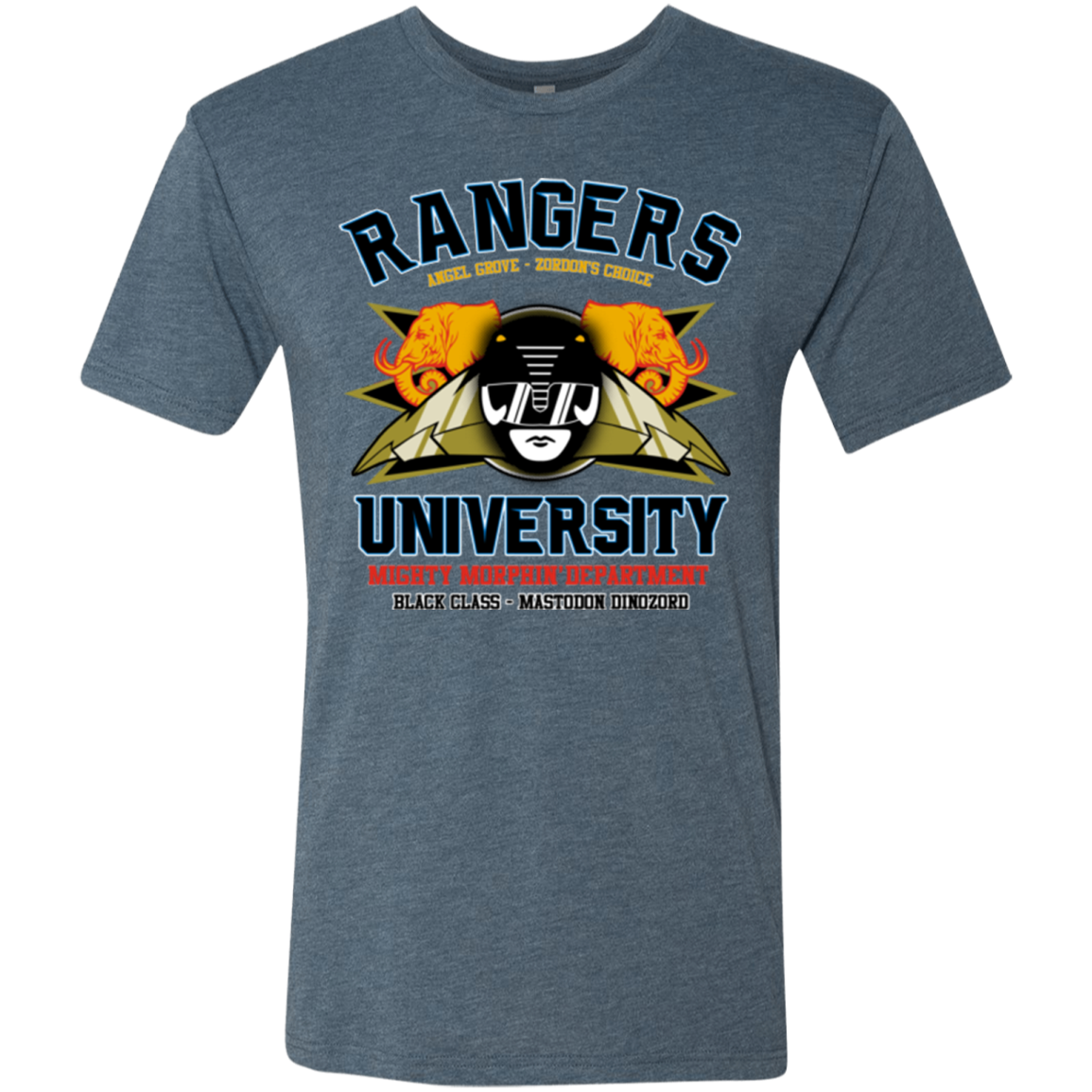 Rangers U Black Ranger Men's Triblend T-Shirt