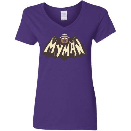 My Man! Women's V-Neck T-Shirt