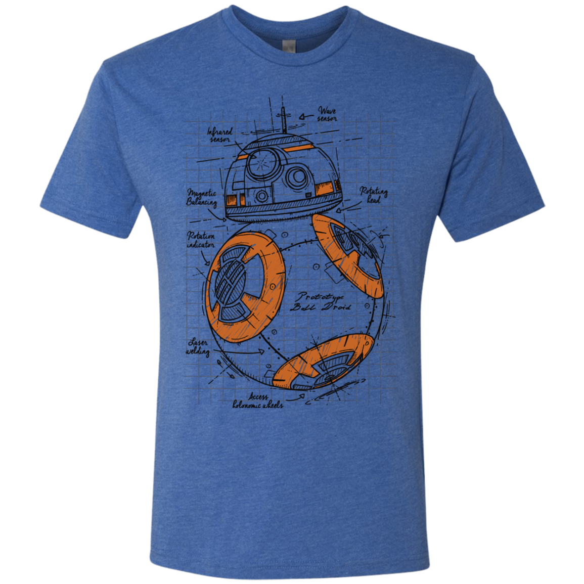 BB-8 Plan Men's Triblend T-Shirt