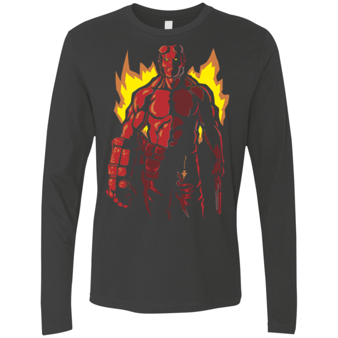 Red Hero Men's Premium Long Sleeve