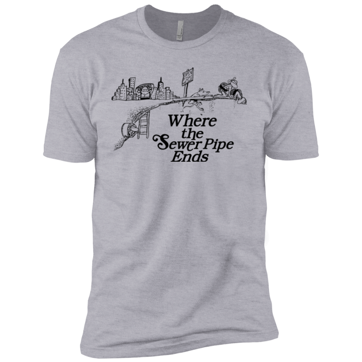 Where the Sewer Pipe Ends Boys Premium T-Shirt