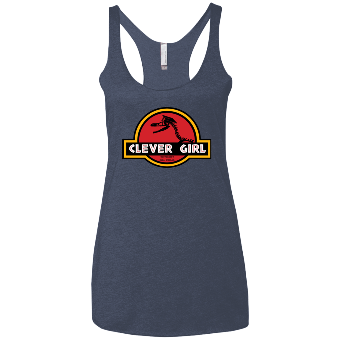 Clever Girl Women's Triblend Racerback Tank