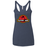 Clever Girl Women's Triblend Racerback Tank