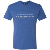 Triaging Defects For Food And Shelter Men's Triblend T-Shirt