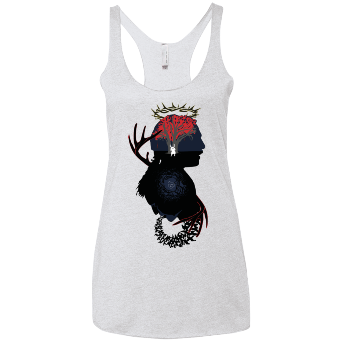 Spiral Detective Women's Triblend Racerback Tank