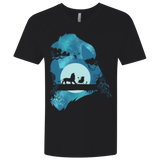 Lion Portrait Men's Premium V-Neck
