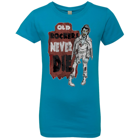 Old Rockers Never Die Girls Premium T-Shirt