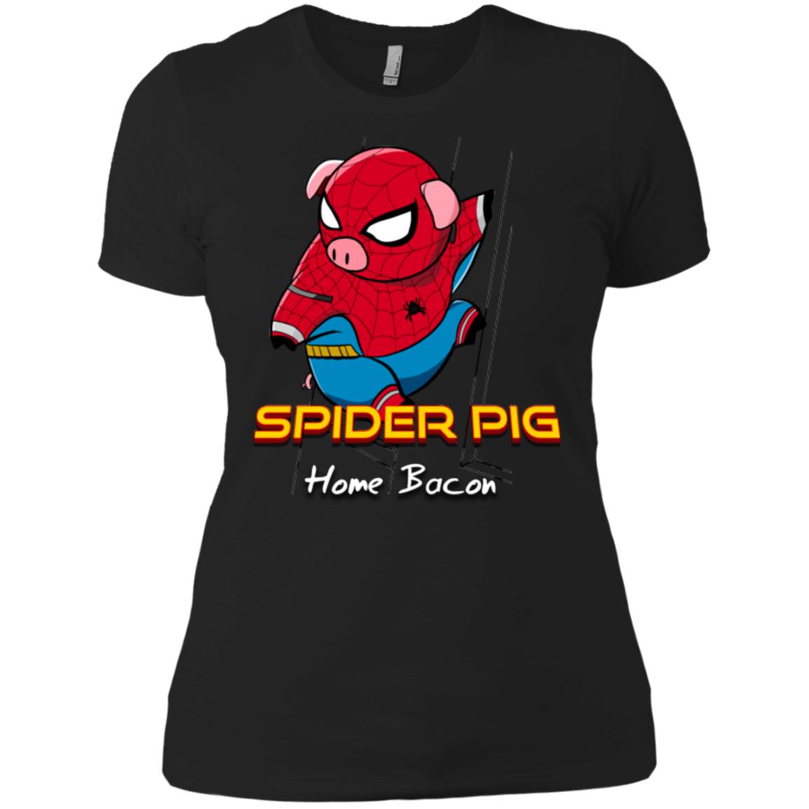 Spider Pig Build Line Women's Premium T-Shirt