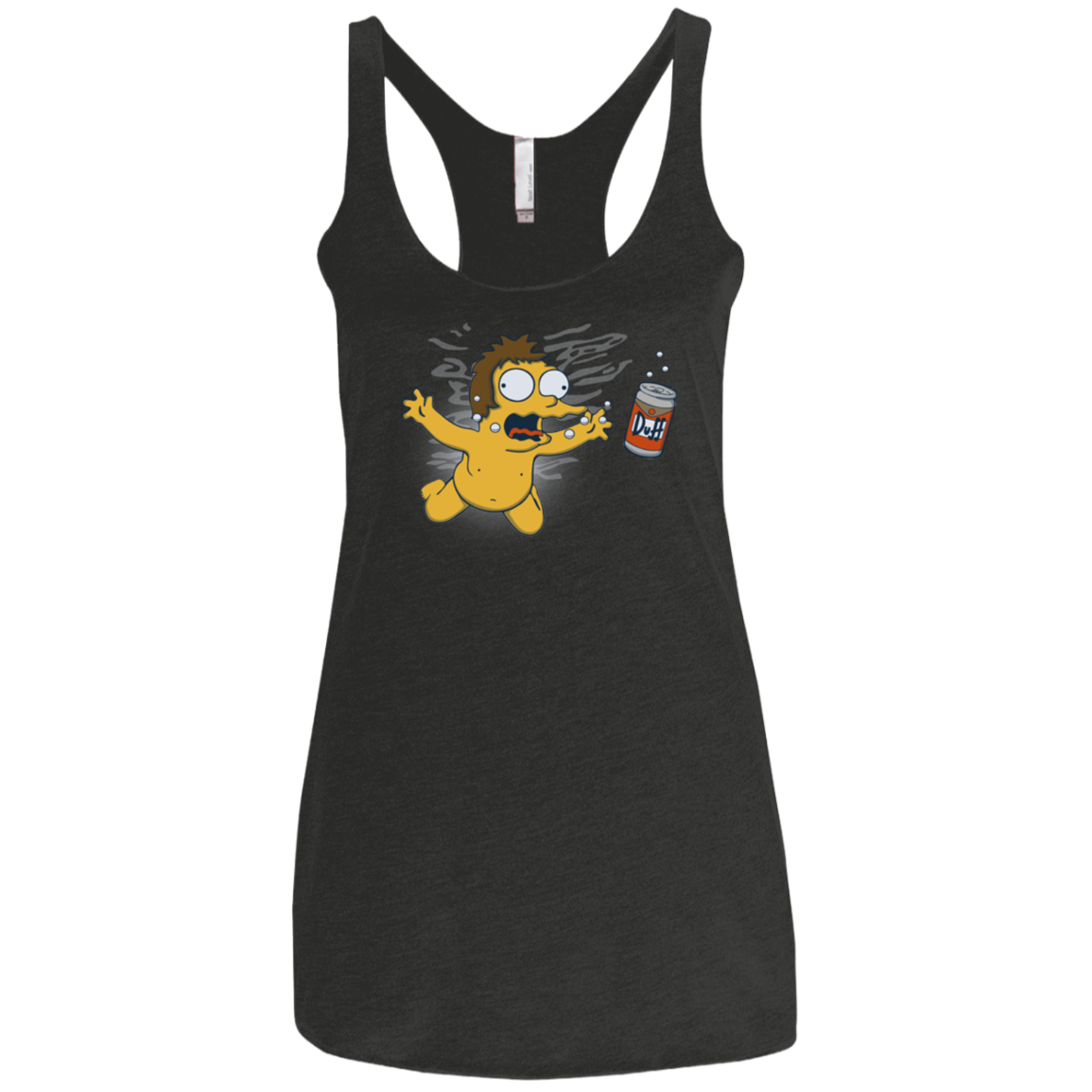 Duffmind Women's Triblend Racerback Tank